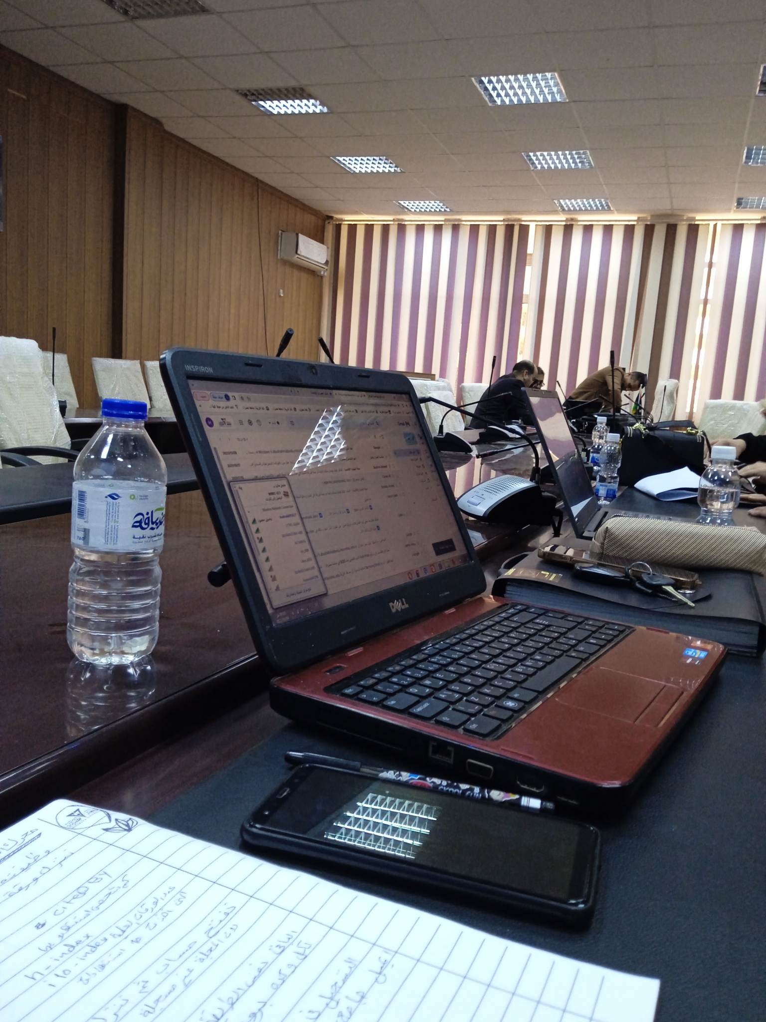 ورشة عمل عن التوثيق والكتابة في مجال البحث العلمي  وطرق التدريس بعنوان 